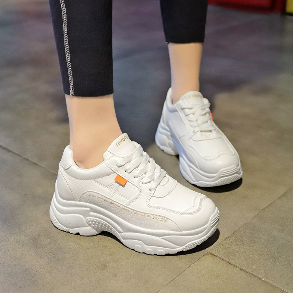 Breathable White Summer New Daisy Board Shoes Flat Bottom